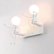 Load image into Gallery viewer, Double Head Modern Indoor Robot Wall Light